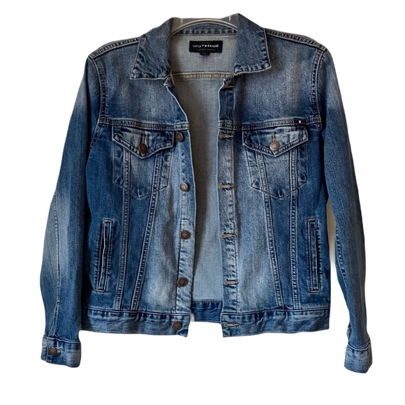 Lucky Brand Tomboy Trucker Jean Jacket, Sz. M - Picture 2 of 9